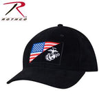 USMC Eagle, Globe and Anchor / US Flag Low Pro Cap