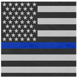 Thin Blue Line Flag Bandana