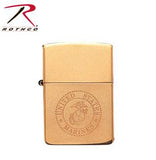 Solid Brass Marine Corps Zippo Lighter