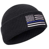 Thin Red Line US Flag Patch - Hook Back