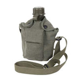Vintage Canvas Carry-All Canteen Cover With Shoulder Strap