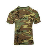 Woodland Camo T-Shirt w/ Pocket