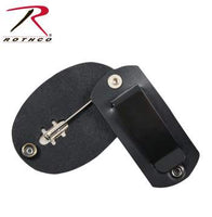 Leather Clip-on Badge Holder / Swivel Snap