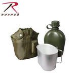 3 Piece Canteen Kit With Cover & Aluminum Cup