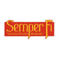U.S.M.C. Semper Fi Bumper Sticker