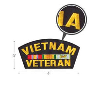 Vietnam Veteran Patch 6''
