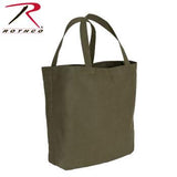 Canvas Camo And Solid Tote Bag