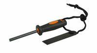FIRE STARTER FLINT & STRIKER WITH RUBBERIZED HANDLE
