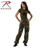 Women's Camo Vintage Paratrooper Fatigue Pants