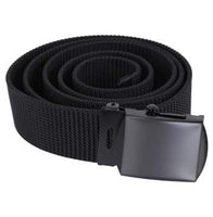 Nylon Web Belt - Black Webbing