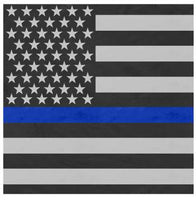 Thin Blue Line Flag Bandana