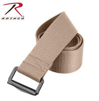 Military Web Belts With Flip Buckle - Black