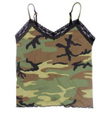 Women's Lace Trimmed Camo Camisole