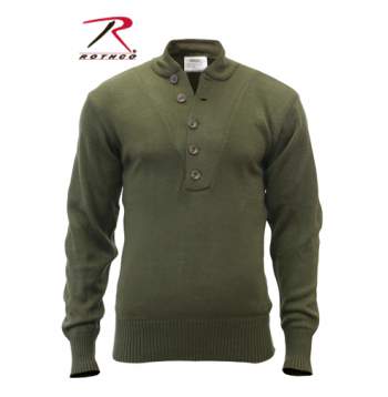 G.I. Style 5-Button Sweater