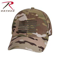 MultiCam Low Profile Cap With US Flag